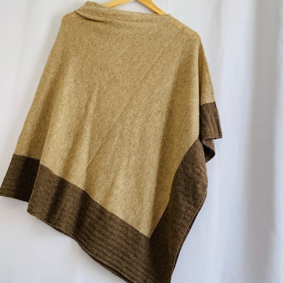 Celeste Poncho Wool Cashmere Blend One Size - Picture 3 of 7